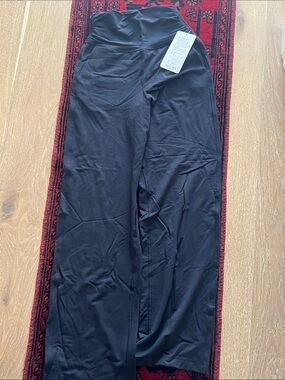 lululemon athletica Black High-Waist Wide-Leg Leggings